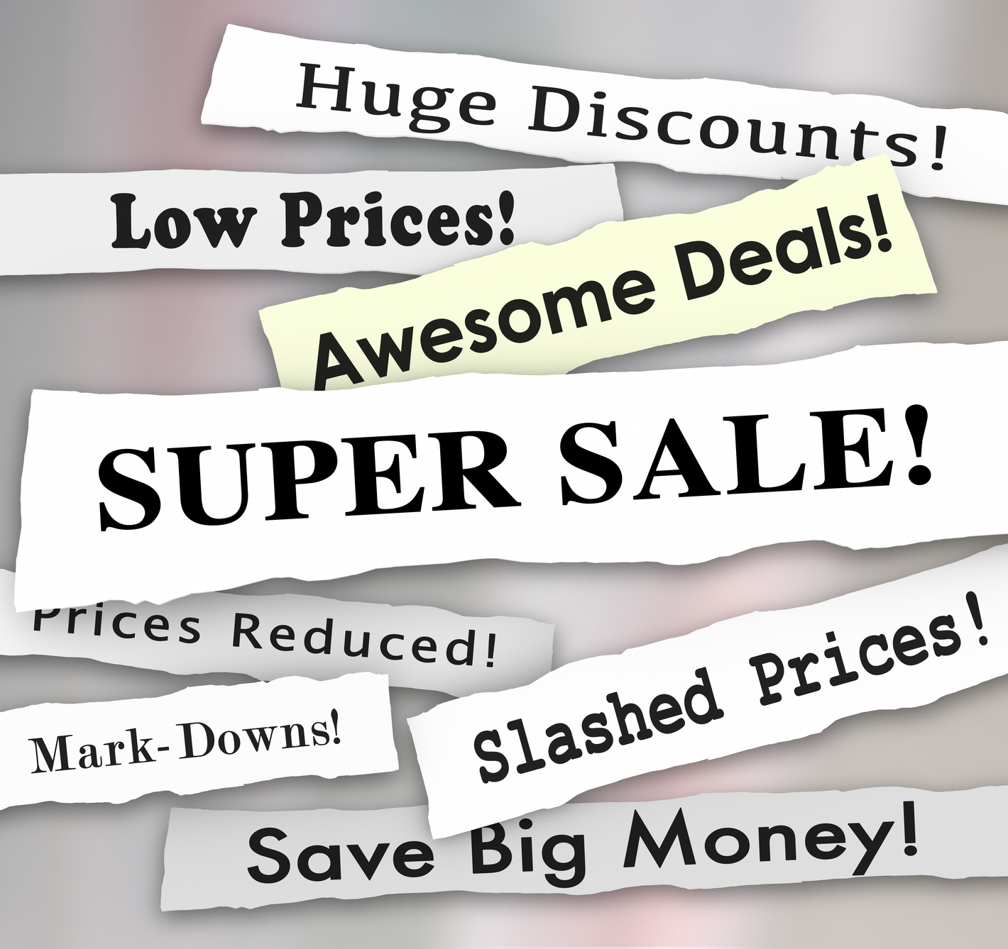 Super Sale Prices Reduced Big Savines Discounts Newspaper Flyer