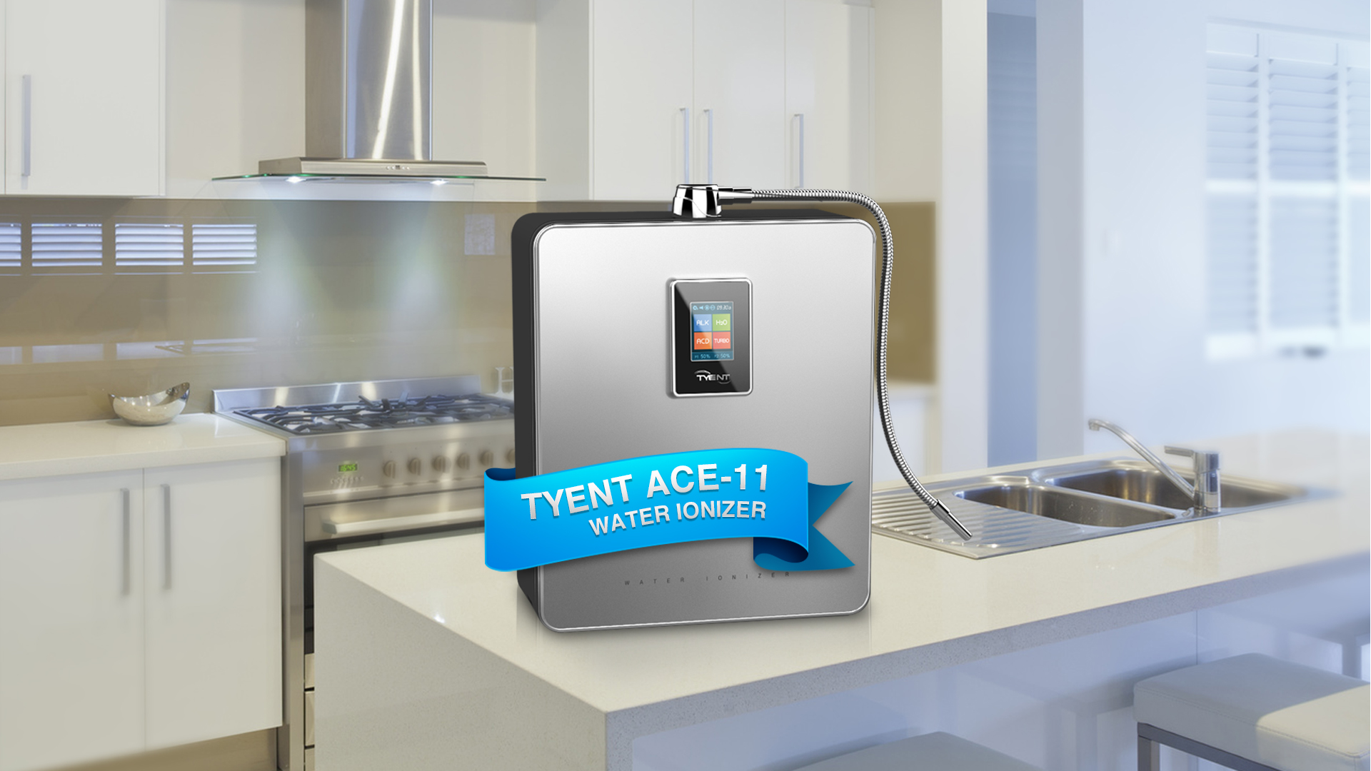 Tyent's new Ace-11 water ionizer is the hottest product in alkaline water.